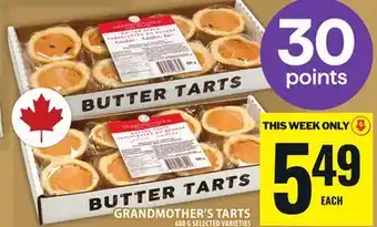 Food Basics GRANDMOTHER'S TARTS offer