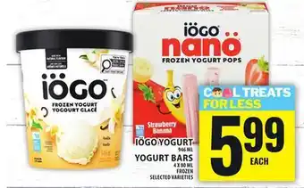 Food Basics IÖGO YOGURT OR YOGURT BARS offer