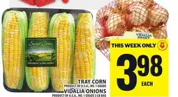 Food Basics TRAY CORN OR VIDALIA ONIONS offer