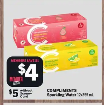 Foodland COMPLIMENTS Sparkling Water offer