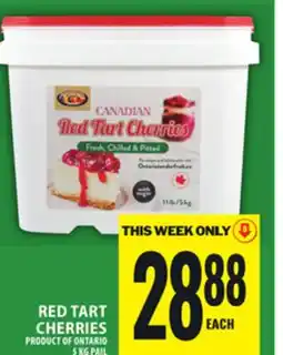 Food Basics RED TART CHERRIES offer