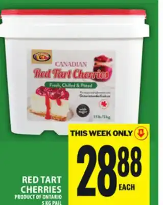 Food Basics RED TART CHERRIES offer