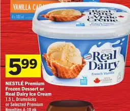 Foodland NESTLÉ Premium Frozen Dessert or Real Dairy Ice Cream offer