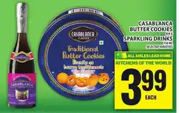 Food Basics CASABLANCA BUTTER COOKIES OR SPARKLING DRINKS offer