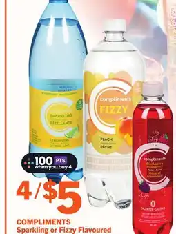Foodland COMPLIMENTS Sparkling or Fizzy Flavoured or Unflavoured Water offer