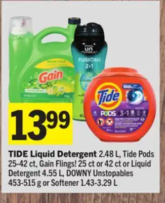 Foodland TIDE Liquid Detergent offer