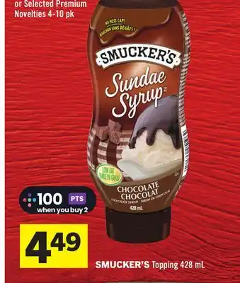 Foodland SMUCKER'S Topping offer