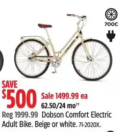 Canadian Tire Raleigh Dobson Comfort Electric Adult Bike offer