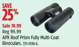 Canadian Tire Yukon APX Roof Prism Fully Multi-Coat Binoculars offer