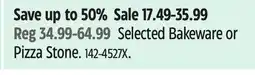 Canadian Tire Selected Bakeware or Pizza Stone offer