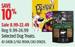 Canadian Tire Selected Dog Treats offer