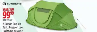 Canadian Tire 2-Person Pop-Up Tent offer
