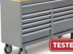 Canadian Tire 56˝ 10-Drawer Cabinet with Butcher- Block Top offer