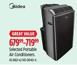 Canadian Tire Midea Selected Portable Air Conditioners offer