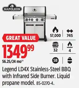 Canadian Tire Napoleon Liquid propane model offer
