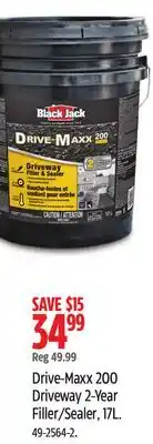 Canadian Tire Black Jack Drive-Maxx 200 Driveway 2-Year Filler/Sealer, 17L offer