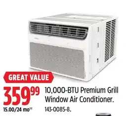 Canadian Tire NOMA 10,000-BTU Premium Grill Window Air Conditioner offer