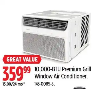 Canadian Tire NOMA 10,000-BTU Premium Grill Window Air Conditioner offer