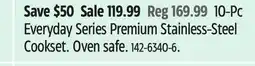 Canadian Tire Vida by Paderno Everyday Series Premium Stainless-Steel Cookset offer