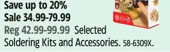 Canadian Tire Selected Soldering Kits and Accessories offer