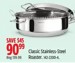 Canadian Tire Classic Stainless-Steel Roaster offer