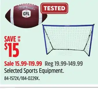 Canadian Tire Wilson Selected Sports Equipment offer
