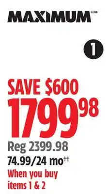 Canadian Tire Maximum Chest with Built-In Power Bar with USB and 5610-Drawer Cabinet With Butcher-Block Top offer