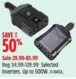 Canadian Tire Bluehive Selected Inverters offer