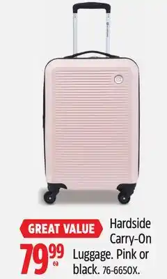 Canadian Tire Hardside Carry-On Luggage offer