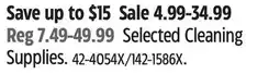 Canadian Tire Selected Cleaning Supplies offer