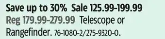 Canadian Tire Telescope or Rangefinder offer