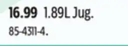 Canadian Tire 1.89L Jug offer