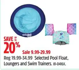 Canadian Tire Funsicle Selected Pool Float, Loungers and Swim Trainers offer
