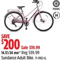 Canadian Tire Sundance Adult Bike offer