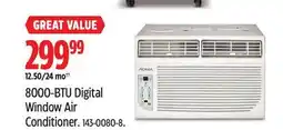 Canadian Tire 8000-BTU Digital Window Air Conditioner offer