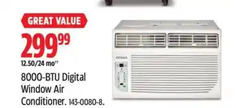 Canadian Tire 8000-BTU Digital Window Air Conditioner offer