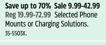 Canadian Tire Bluehive Selected Phone Mounts or Charging Solutions offer