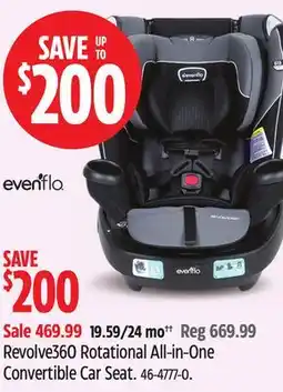 Canadian Tire Revolve360 Rotational All-in-One Convertible Car Seat offer