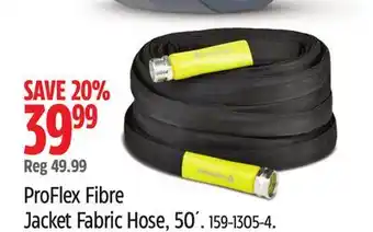 Canadian Tire Yardworks ProFlex Fibre Jacket Fabric Hose, 50´ offer