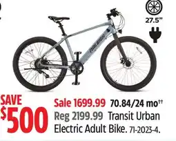 Canadian Tire Raleigh Transit Urban Electric Adult Bike offer