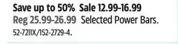 Canadian Tire Selected Power Bars offer