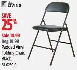 Canadian Tire Padded Vinyl Folding Chair offer