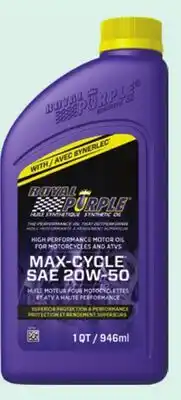 Canadian Tire Max Cycle 20W50 offer