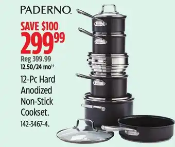 Canadian Tire 12-Pc Hard Anodized Non-Stick Cookset offer
