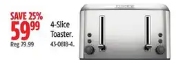 Canadian Tire Black & Decker 4-Slice Toaster offer