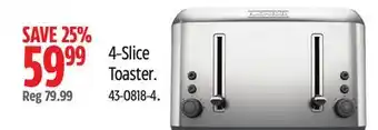 Canadian Tire Black & Decker 4-Slice Toaster offer