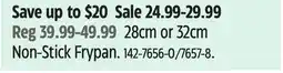 Canadian Tire 28cm or 32cm Non-Stick Frypan offer