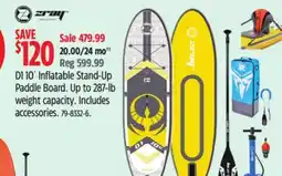 Canadian Tire D1 10´ Inflatable Stand-Up Paddle Board offer