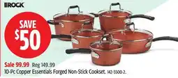 Canadian Tire Heritage The Rock 10-Pc Copper Essentials Forged Non-Stick Cookset offer