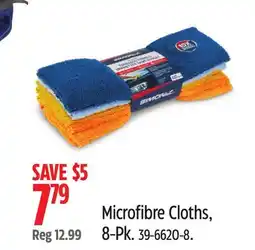 Canadian Tire Microfibre Cloths, 8-Pk offer
